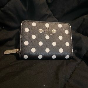 Kate spade charming dot zippered wallet